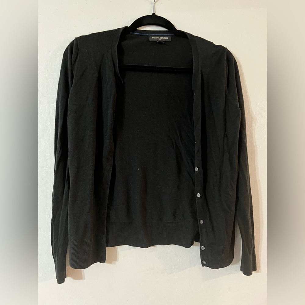 Banana Republic Black Sweater Size S, Lightweight